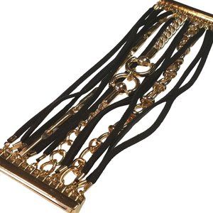 Magnet Bracelet Goldtone/Black